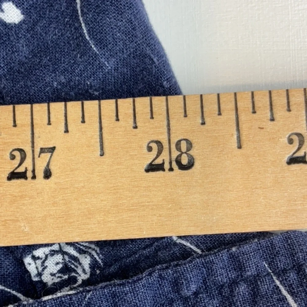 Field‎ & Stream Shirt Mens Small Blue Linen